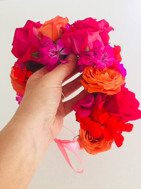 Fresh Flower Crowns for the Spring Carnival